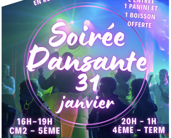 SOIREE DANSANTE LE 31 JANVIER 2026 🎊