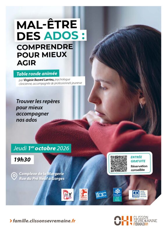 Conférence & table ronde : MAL-ÊTRE DES ADOS